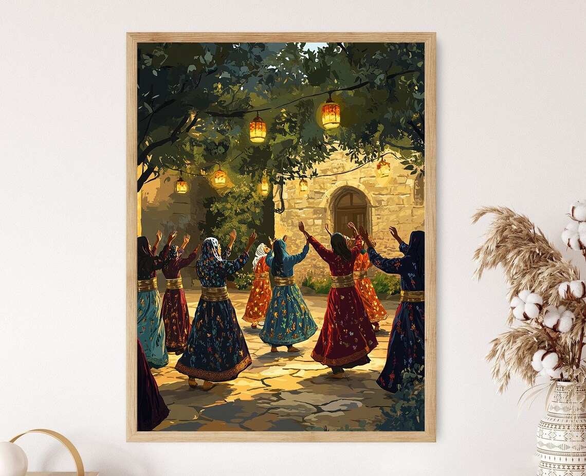 Palestinian Samer Dance, Cultural Village Scene