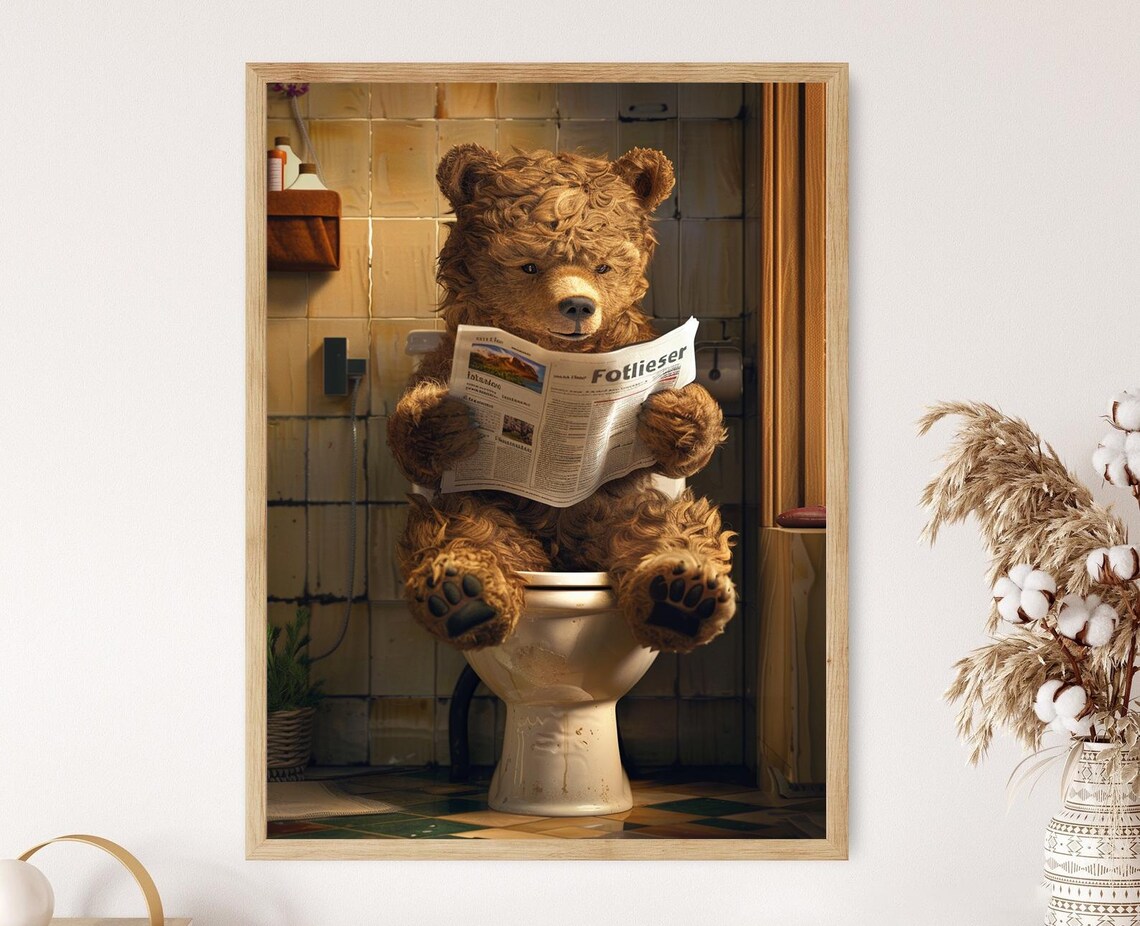 Laughing Lavatory Humorous Bathroom Decor