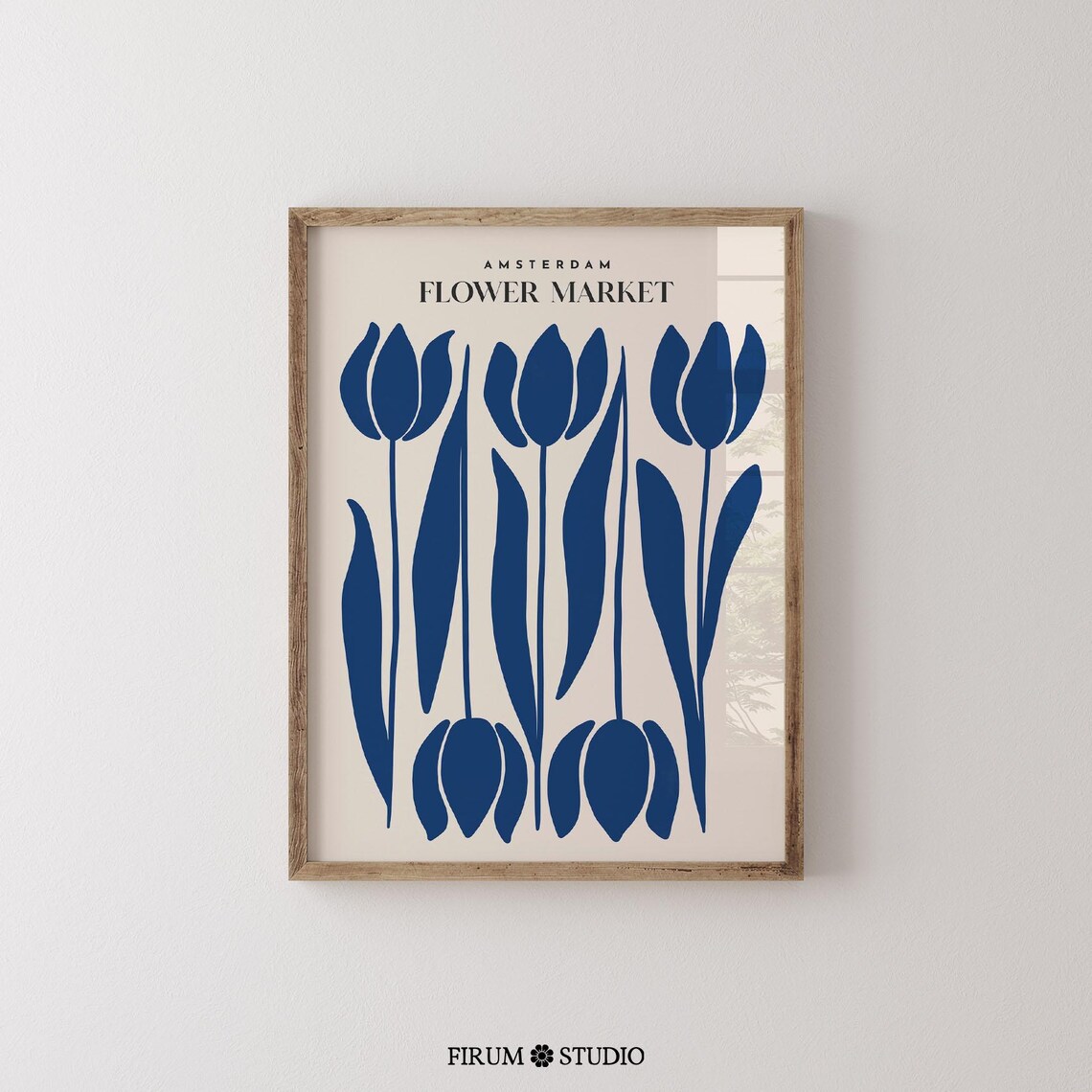 Amsterdam Flower Market Modern Floral Art Print - Image 2