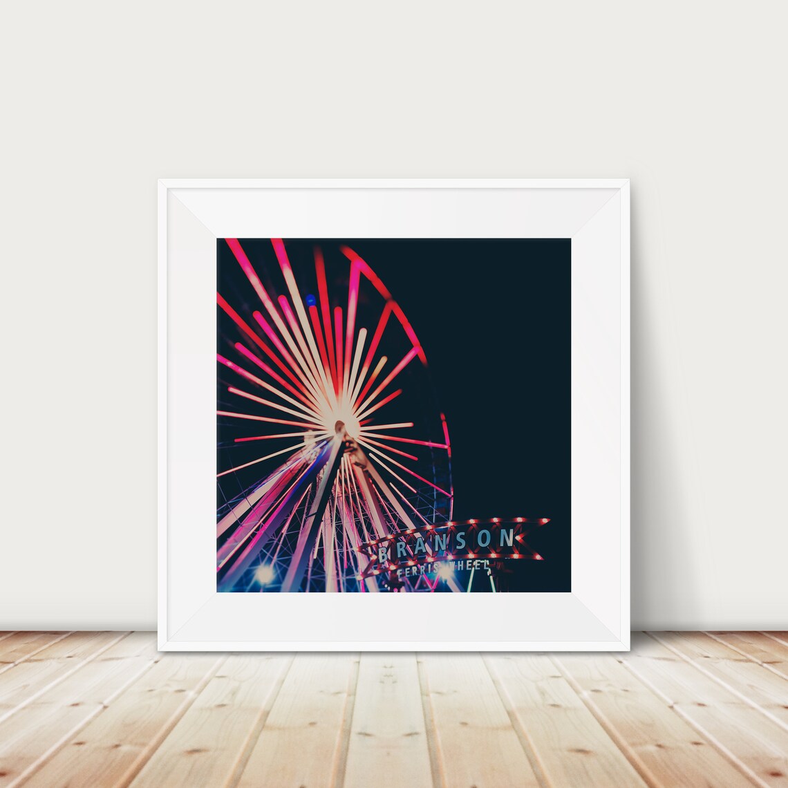 Branson Ferris Wheel Photograph, Missouri Americana