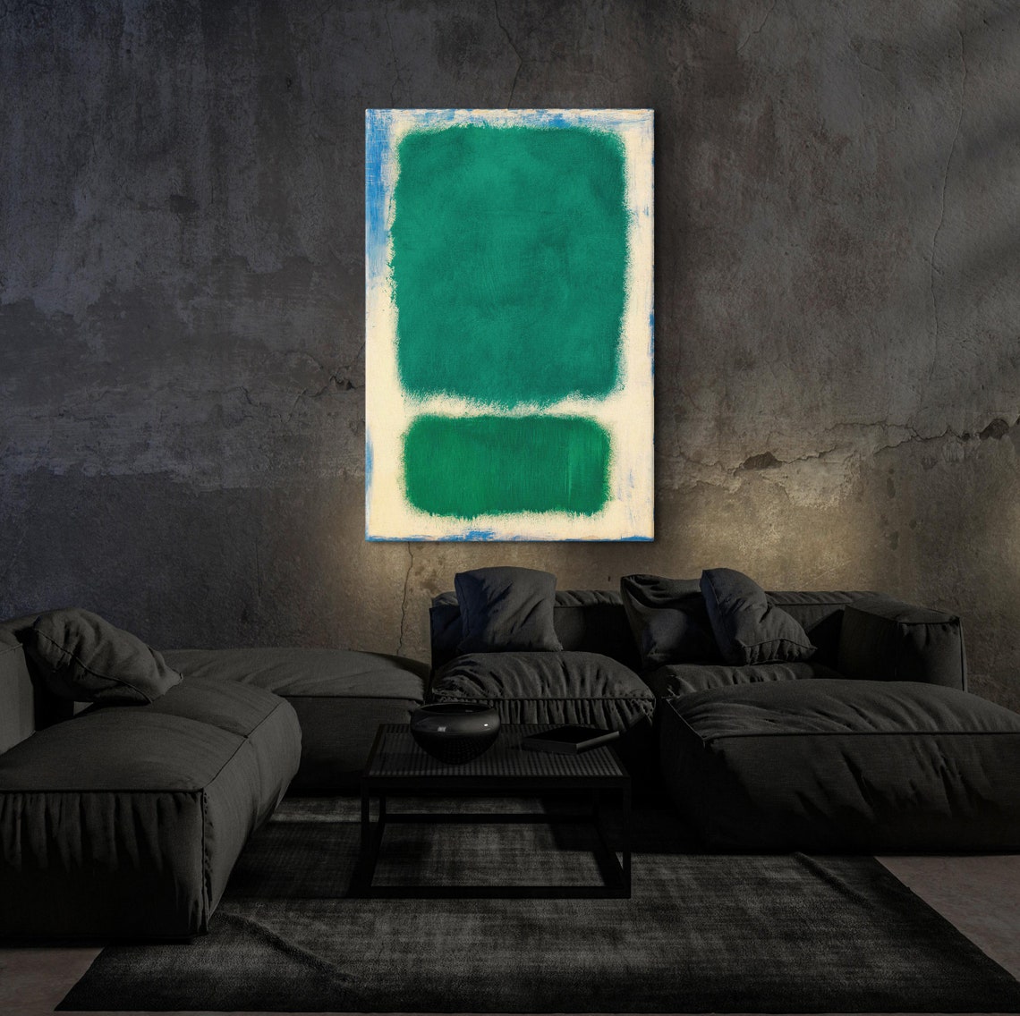 Mark Rothko Beige Over Green Print Mark Rothko Extra Large Exhibition Poster Expressionism Art Rothko Reproduction Art Mark Green Art - Image 5