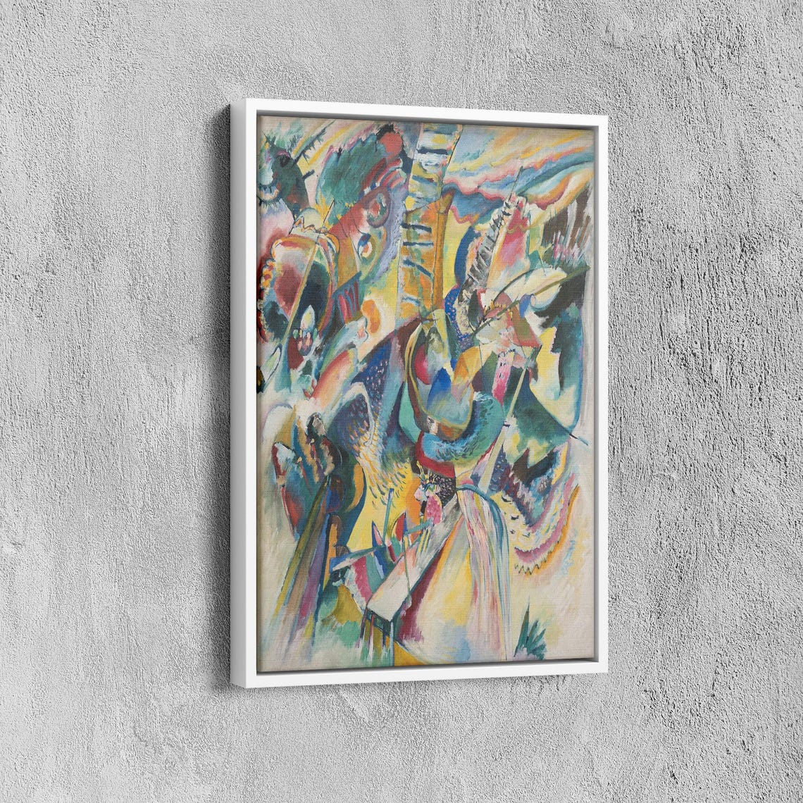 Wassily Kandinsky Poster Wassily Kandinsky Wall Art Modern Wall Art Colorful Home Decor Gift Idea Wall Art Colorful Tempered Glass - Image 6