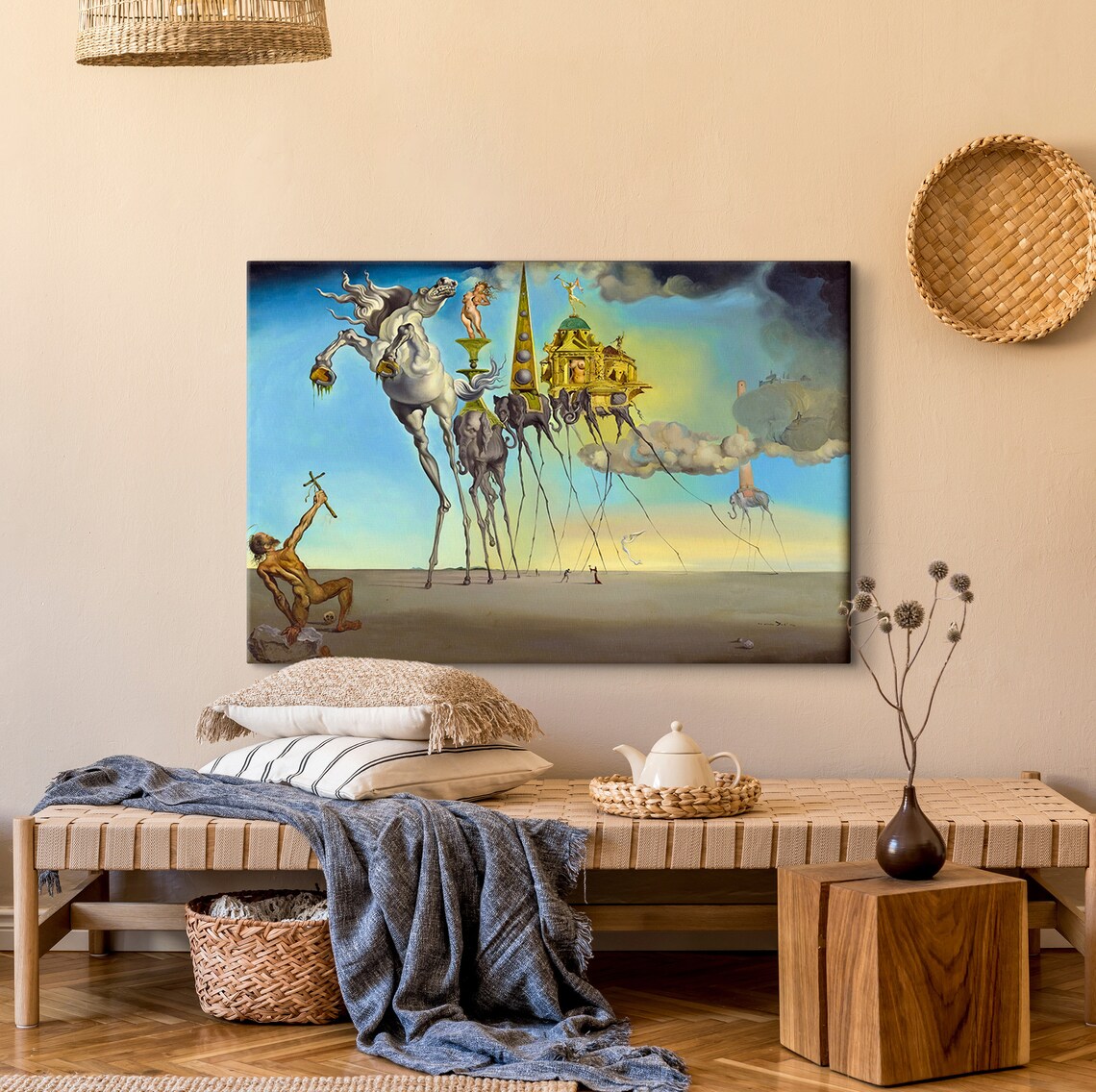 Salvador Dali The Temptation Of St Anthony Poster - Image 2