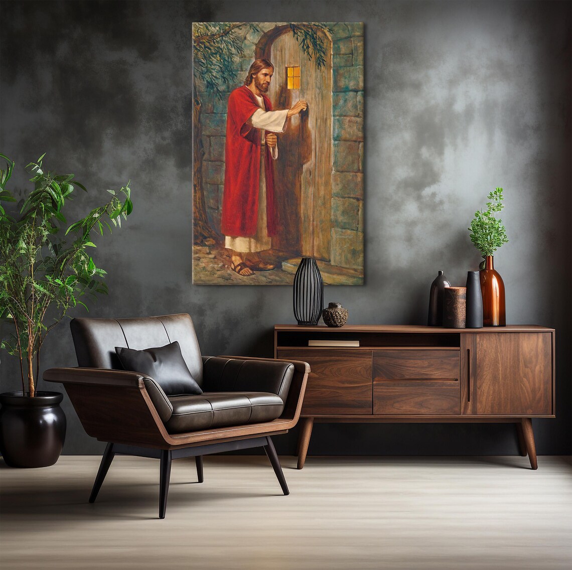 Jesus Christ Knocking at the Door Art Print - Image 5
