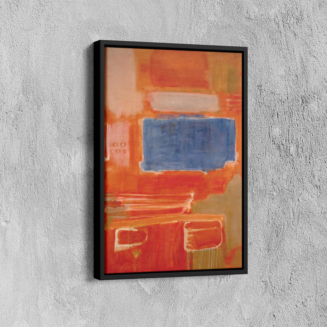 Mark Rothko Orange Blue Multiform Brushwork Abstract Expression Poster - Image 7