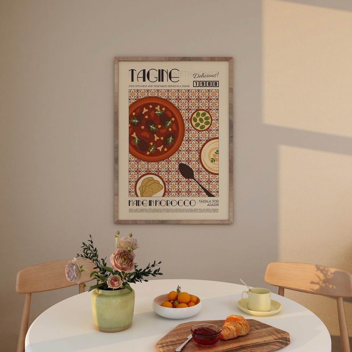 Tagine Print, Mid-Century Modern Kitchen Poster - Image 4