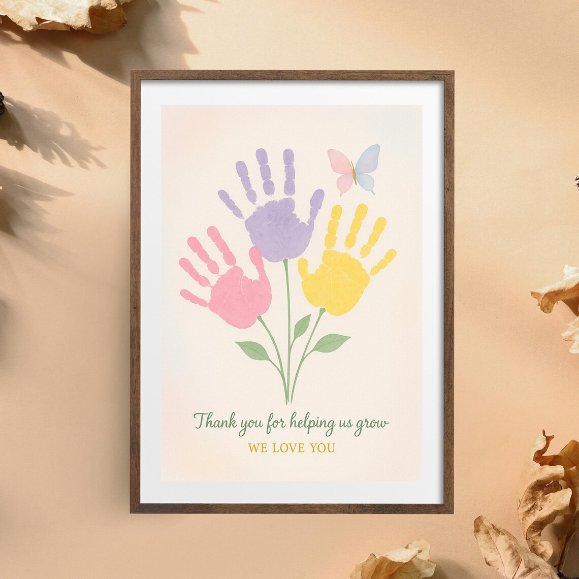 Teacher Appreciation Handprint Art, End Of Year Thank You - Image 3