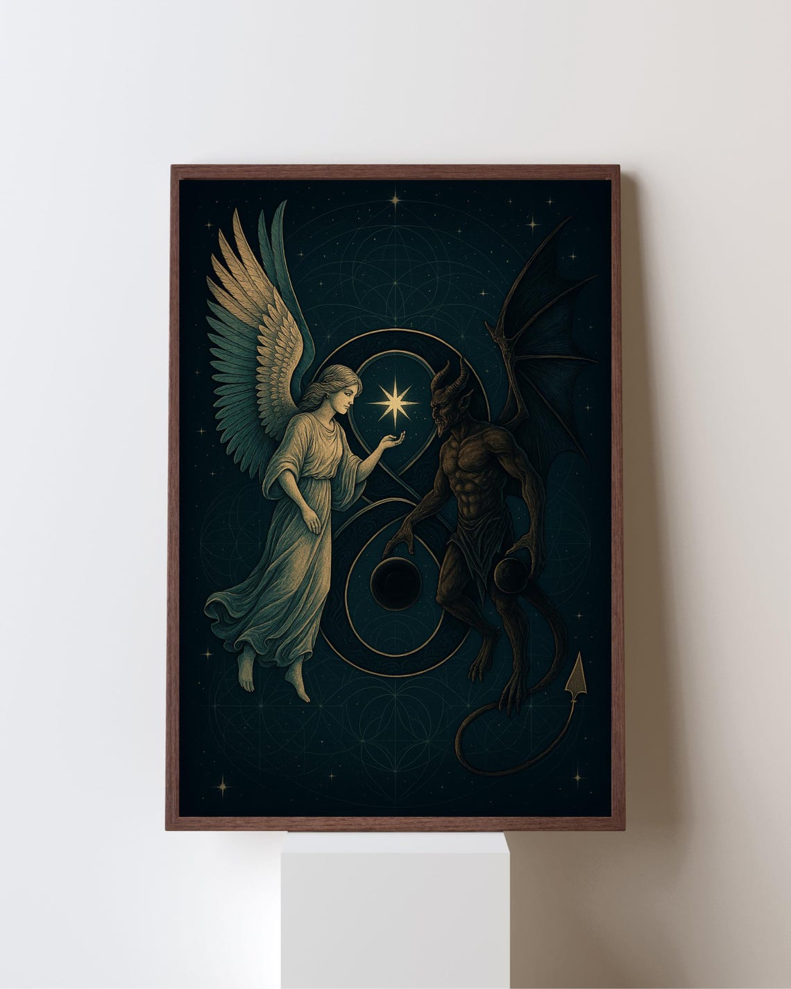 Angel And Demon Infinity Symbol, Spiritual Balance - Image 3