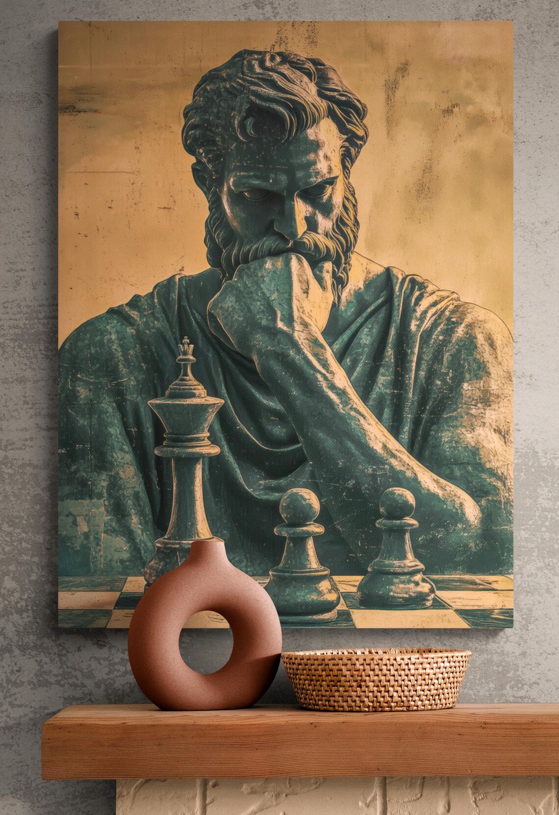 Vintage Chess Wall Art Print for Office or Home - Image 3