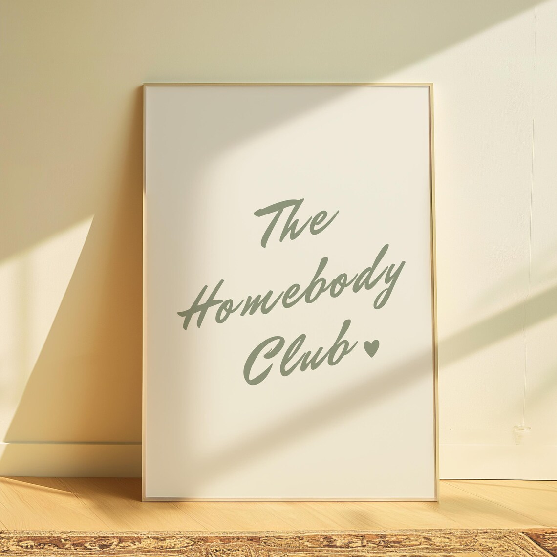 The Homebody Club Neutral Minimalist Wall Art Print - Image 4