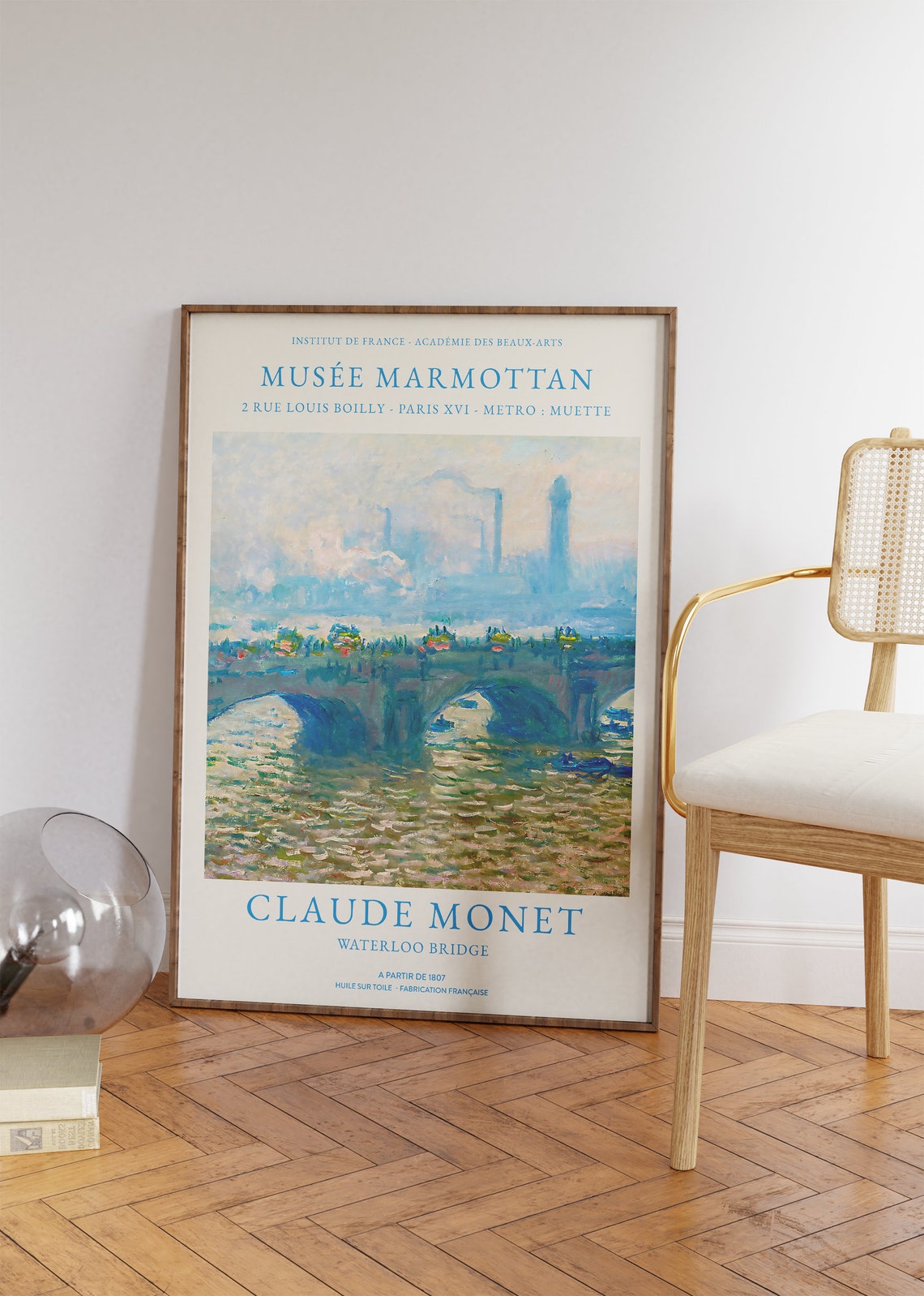 Claude Monet Waterloo Bridge Musee Marmottan Exhibition Art Poster - Image 4