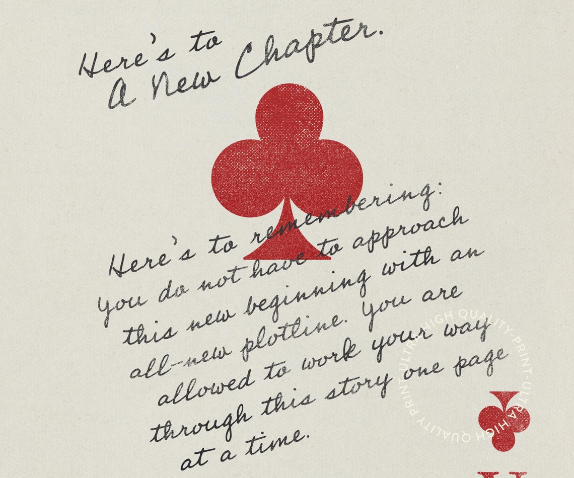 Heres To A New Chapter Print Affirmation Wall Art Positive Office Decor Inspirational Quotes Apartment Decor Cute Self Love Print - Image 5