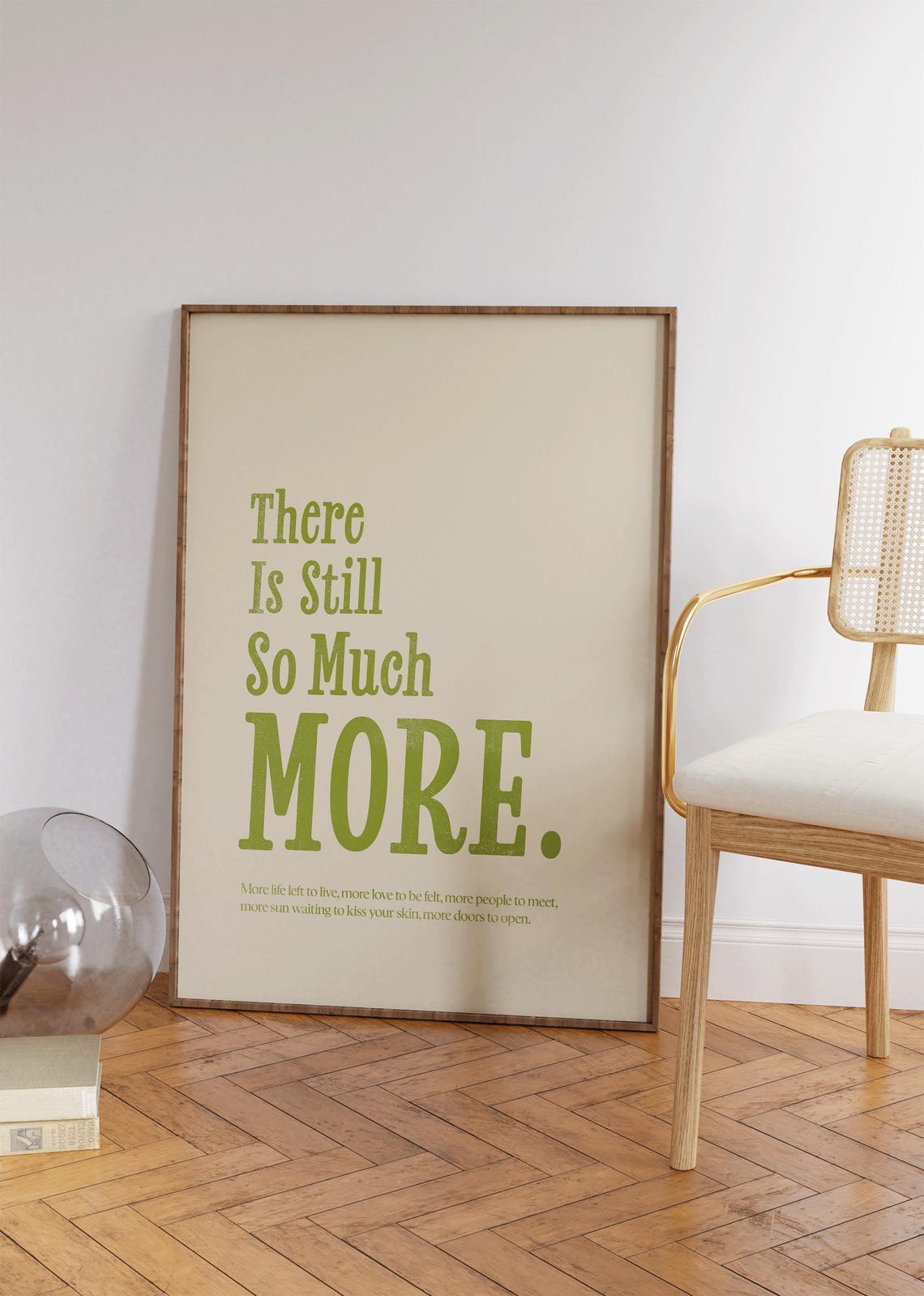 There Is Still So Much More Green Affirmation Print Positive Wall Art - Image 3
