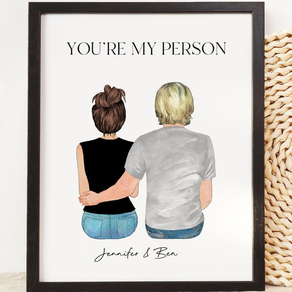 Personalized Valentines Day Gift For Couple Print