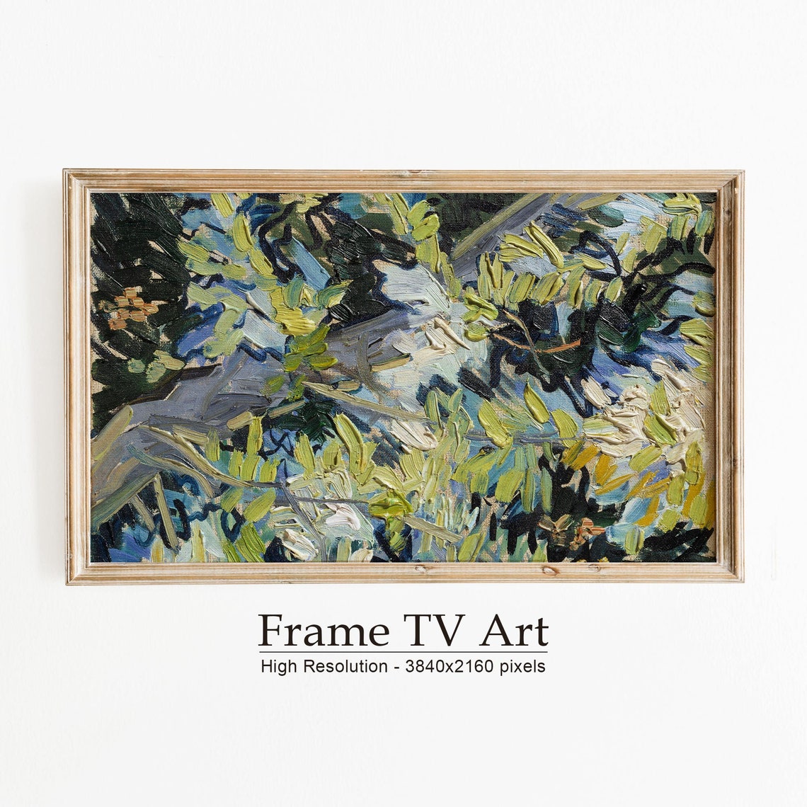 Abstract Spring Oil Painting, Art Print