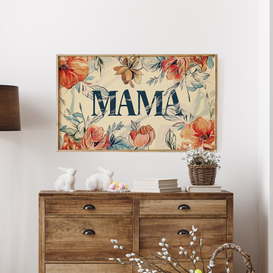 Vintage Mothers Day Frame Tv Art Instant Floral Mamas Day Appreciation Oil Painting Happy Mothers Day Tv Screensaver - Image 4