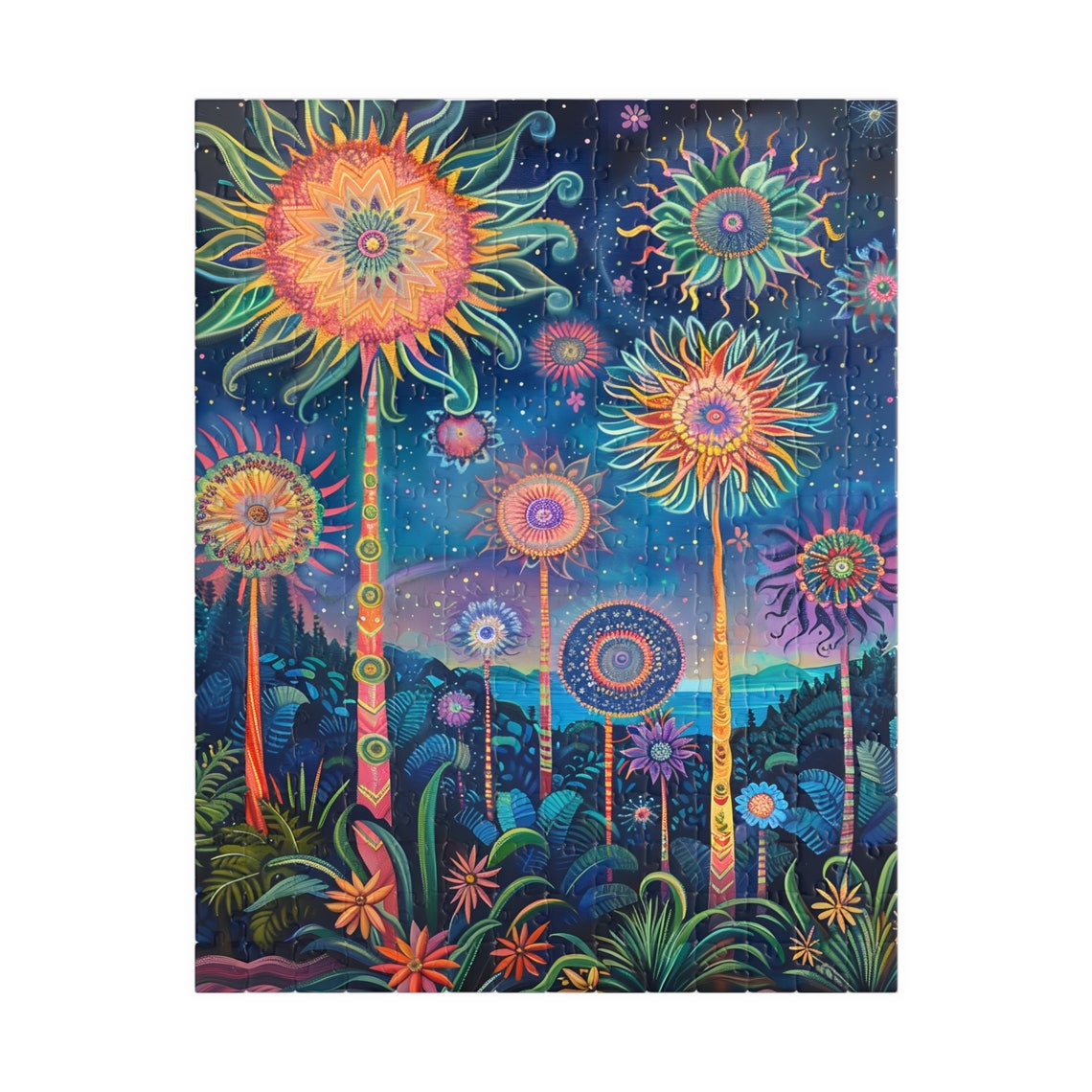 Tropical Firework Dream Iv Jigsaw Puzzle Tech Free Fun Activity Great Gift For Birthdays Paitents And Nursing Homes - Image 5