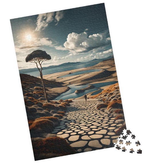 Arid Landscape Surreal Art Jigsaw Puzzle Avant Garde Design Epic Challenge For One Fun For A Group Or Family Activity Surrealism Gift