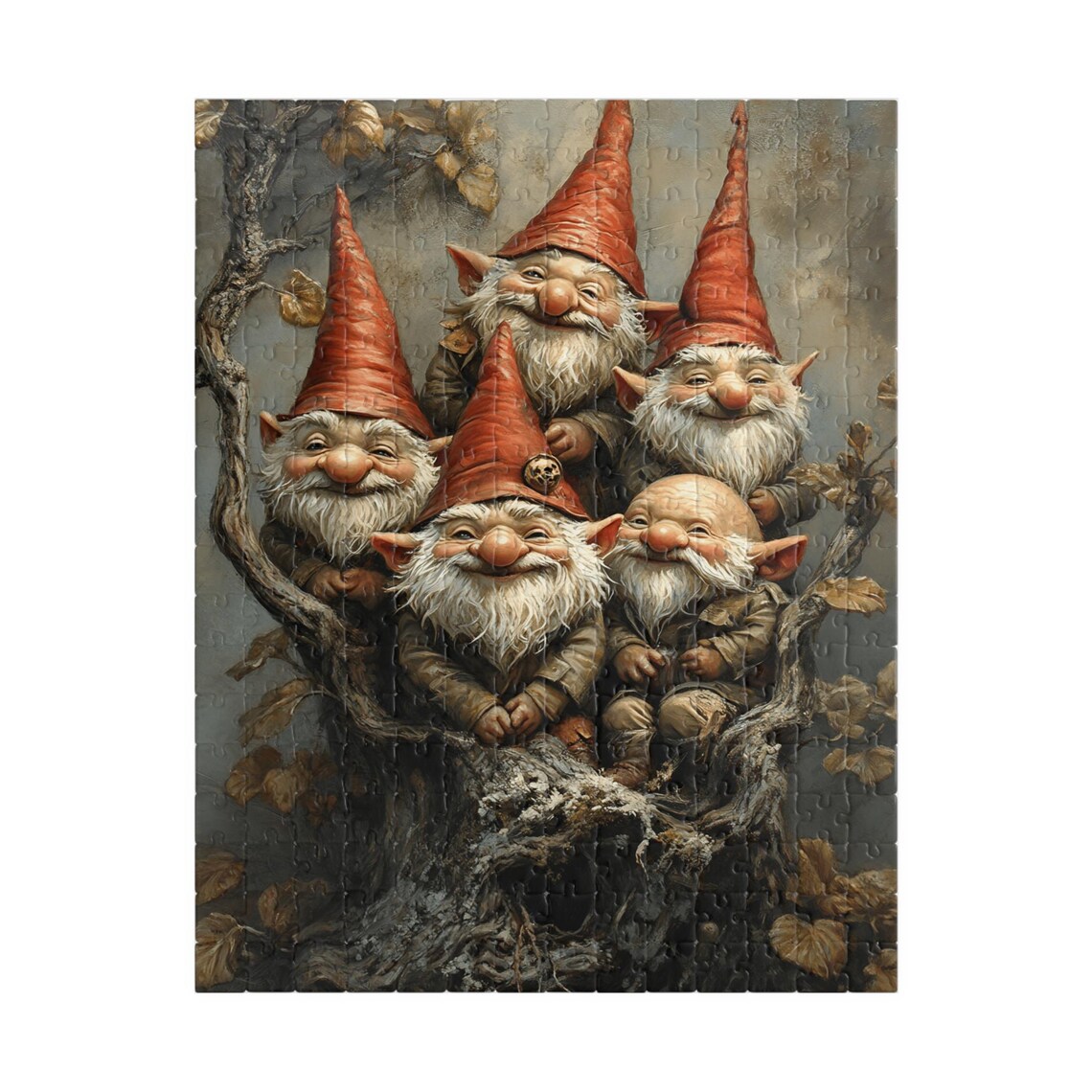 Gnome Group Portrait Jigsaw Puzzle Fun Activity - Image 5