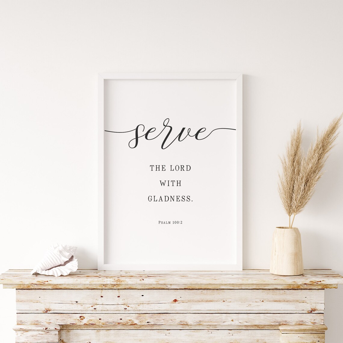 Bible Verse Scripture Christian Home Decor, Art Print - Image 4