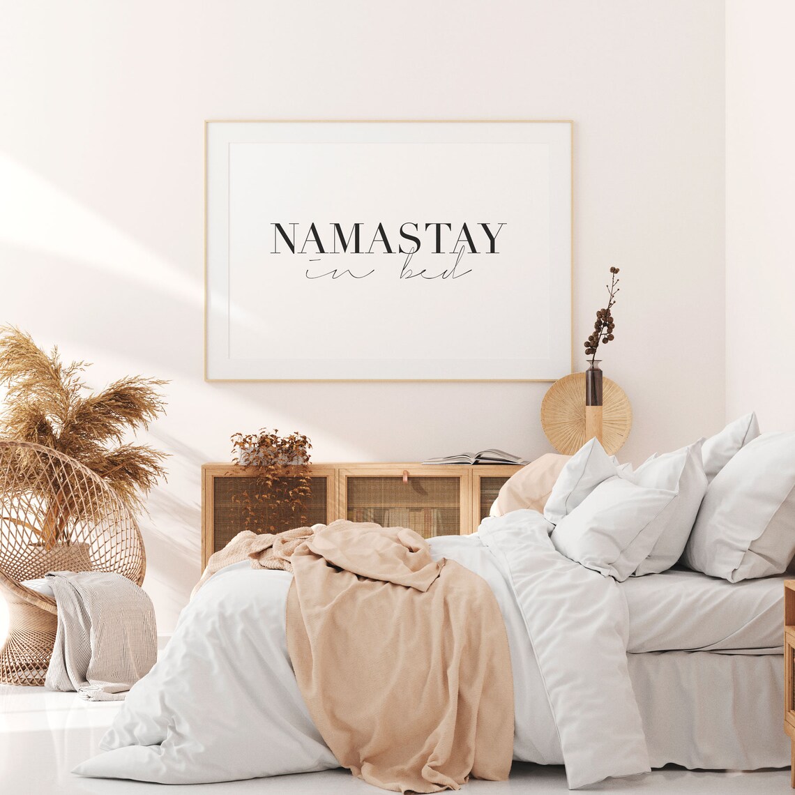 Boho Decor Bedroom Over The Bed Wall Art - Image 2