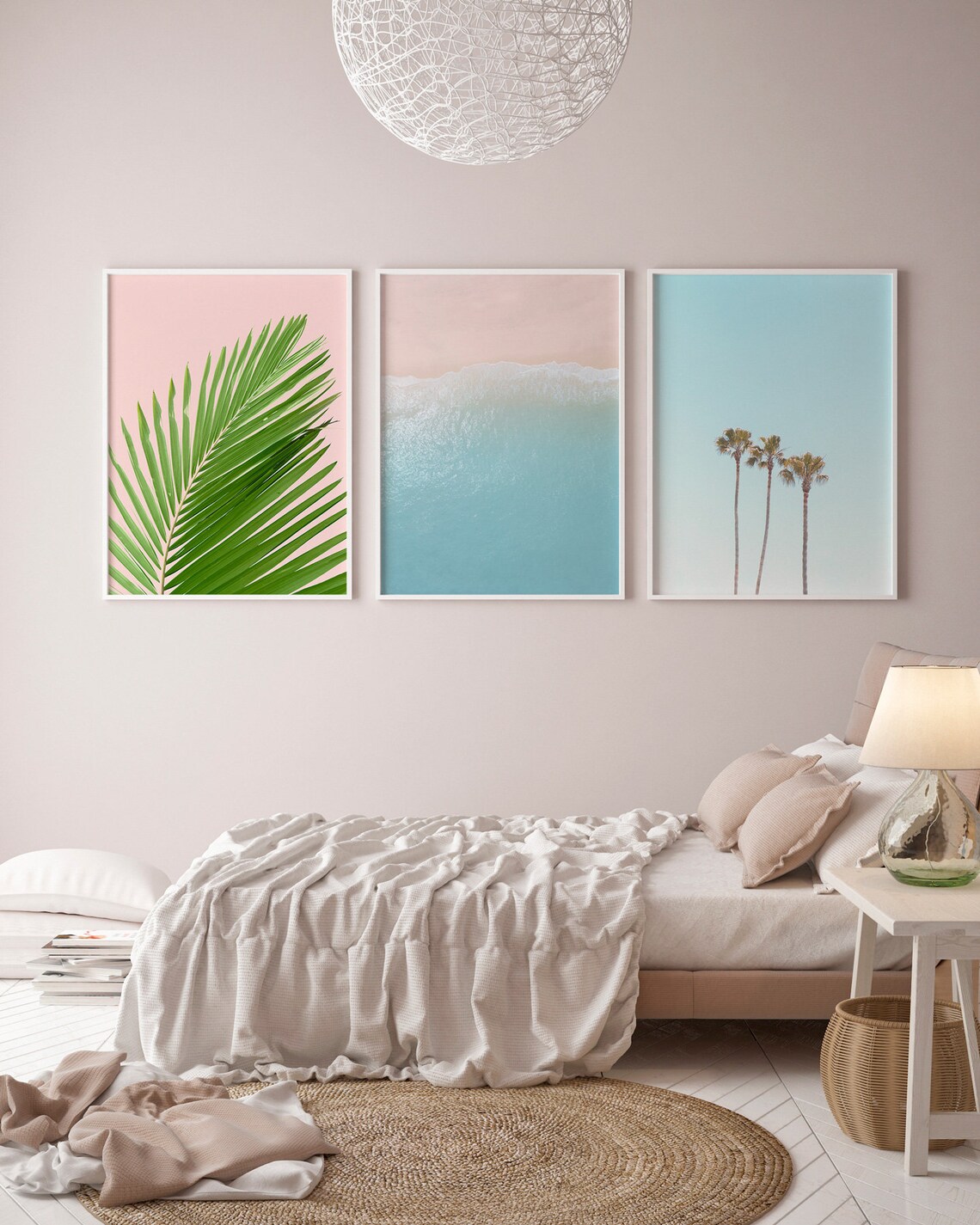 Minimalist Palm Leaf Art Print, Tropical Poster - Image 2