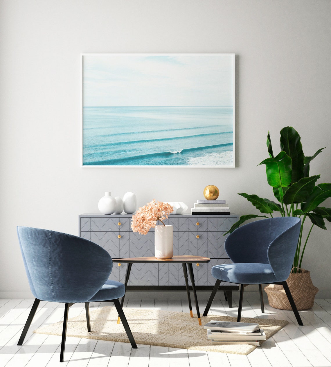 Beach Ocean Coastal Wall Art Print - Image 3