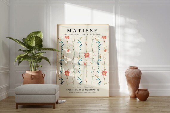 Matisse Flower Poster Flower Market Poster Matisse Print Tokyo Flower Printable Poster Matisse Plant Botanical Poster