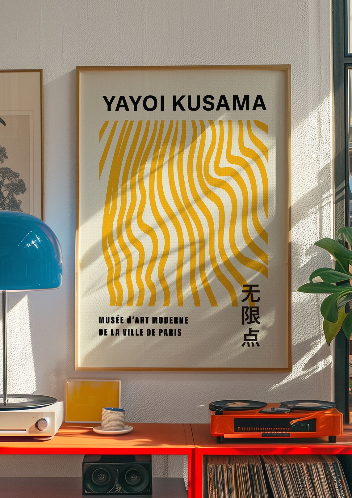 Yayoi Kusama Exhibition Poster, Japanese Minimalist Art Print - Image 3