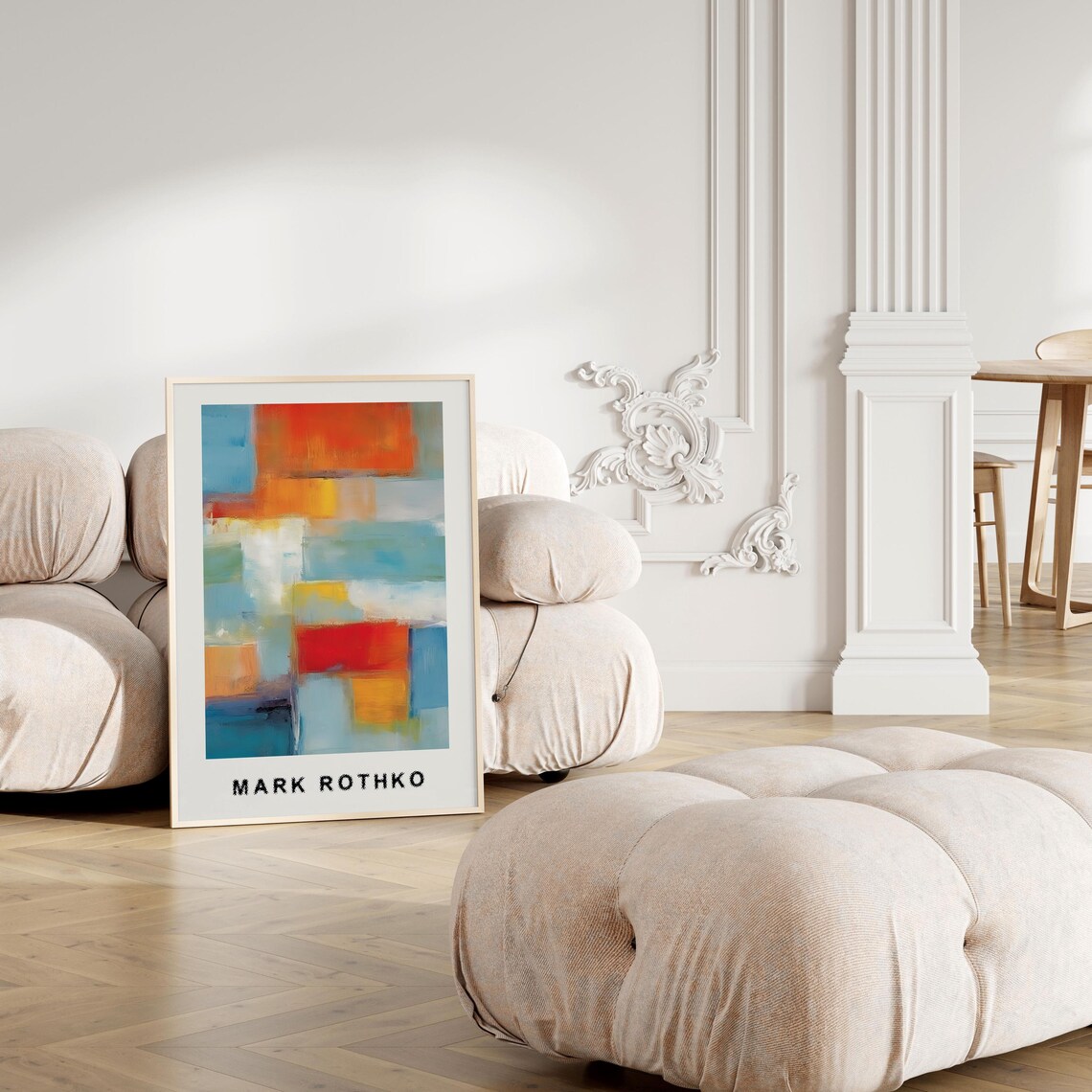 Mark Rothko Geometric Abstract Art Print, Modern Decor - Image 4