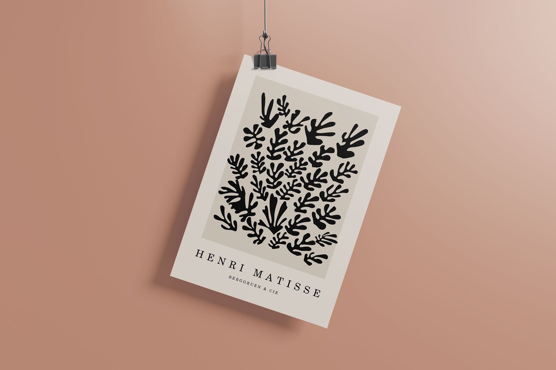 Matisse Beige Poster, Boho Minimalist Art Print - Image 3