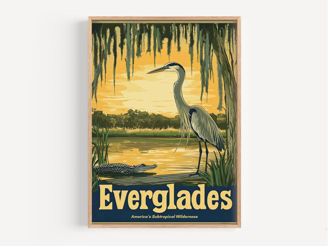 National Park Retro Travel Poster, Vintage Landscape - Image 2