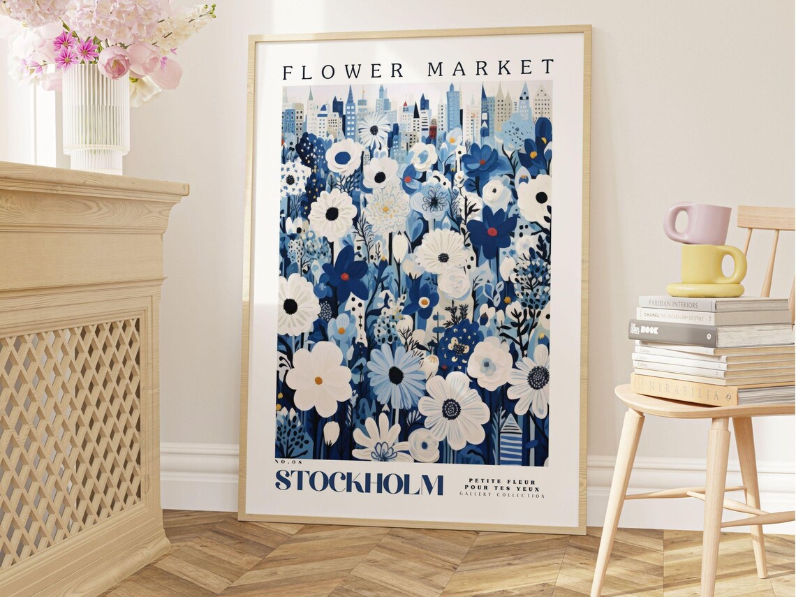 Flower Market, Botanical Prints, Stockholm - Image 2