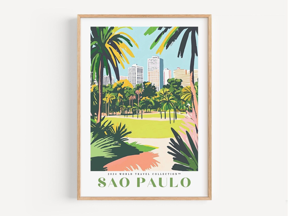 Travel Art Retro Poster, Vintage Landscape - Image 2