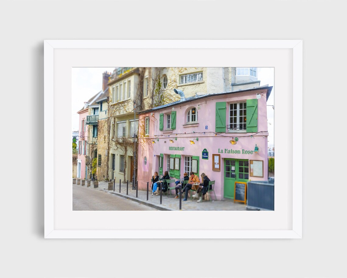 La Maison Rose Paris Photography, Montmartre Fine Art
