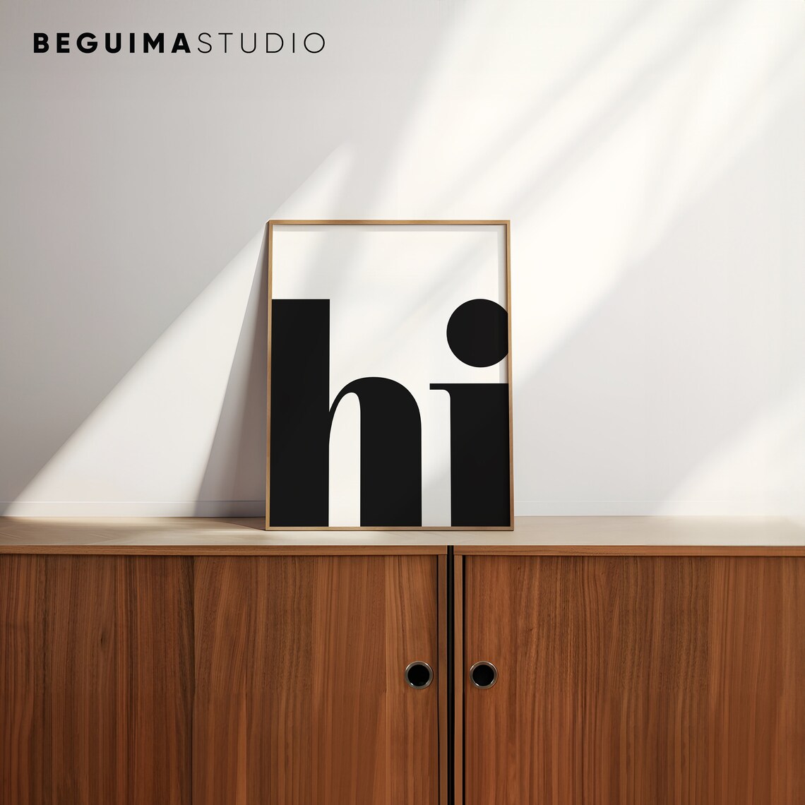 Hi Prints Hello Posters Minimalist Modern Art Print - Image 2
