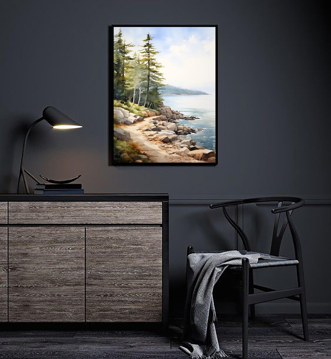 Isle Royale National Park Watercolor Travel Poster - Image 3