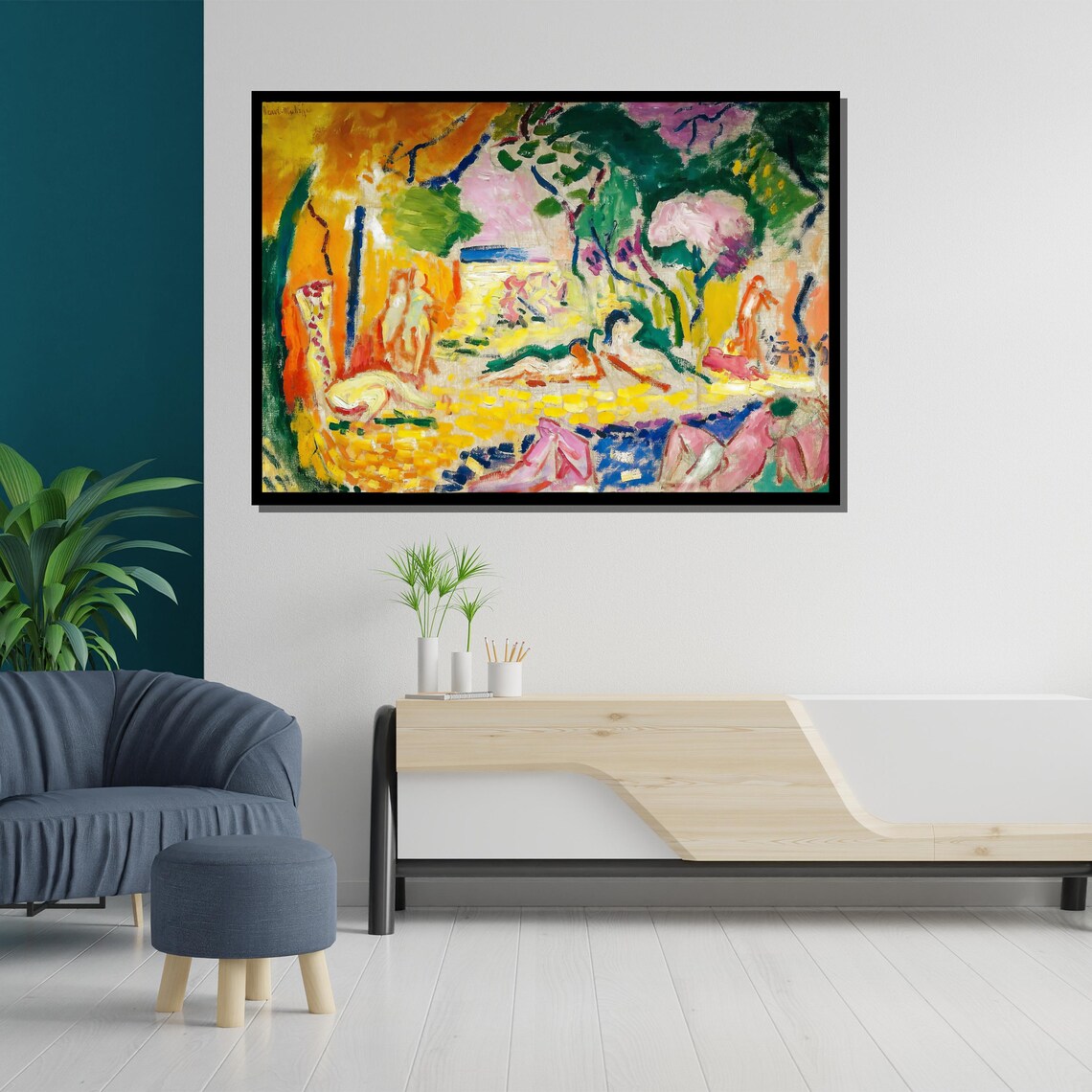 Henri Matisse Luxe Calme Et Volupte Fauvist Beach Nudes Poster - Image 5
