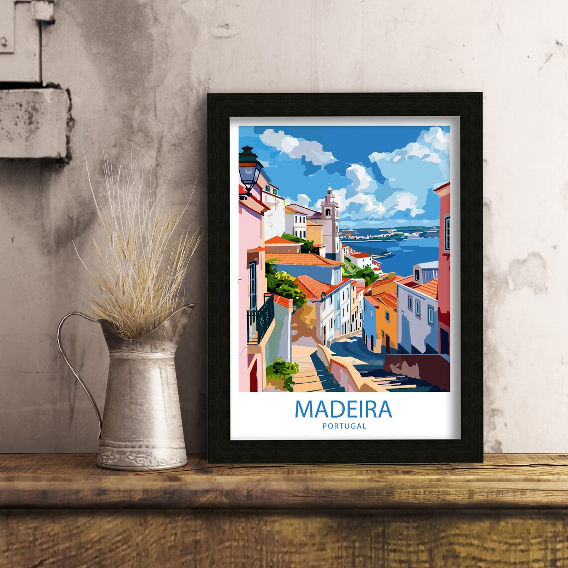 Madeira Portugal Wall Art Print - Image 4