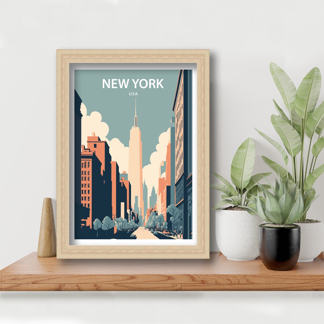 New York City Travel Poster, City Wall Decor - Image 5