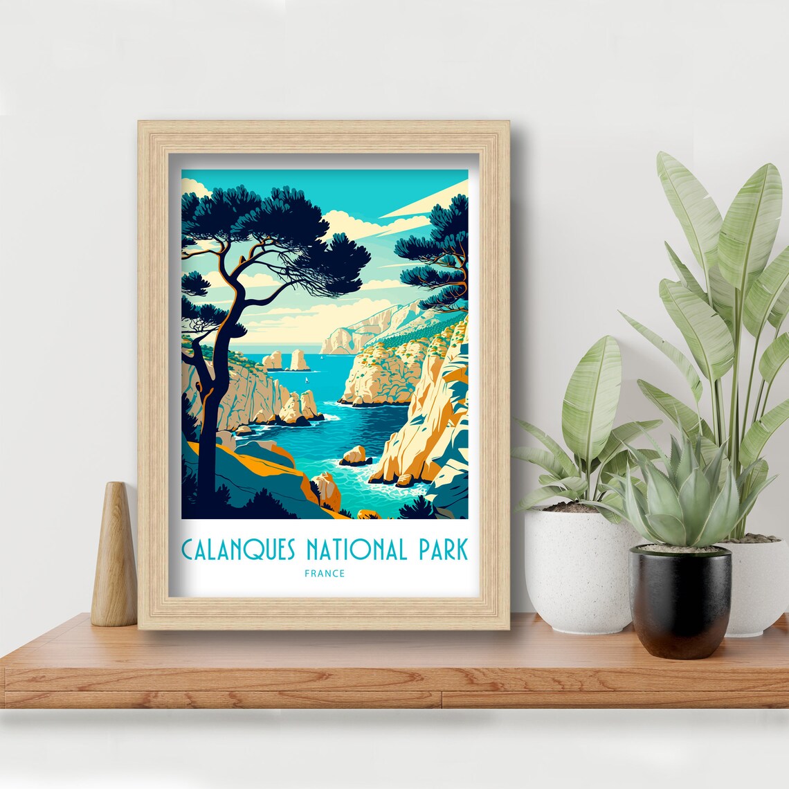 Calanques National Park France Travel Poster - Image 6