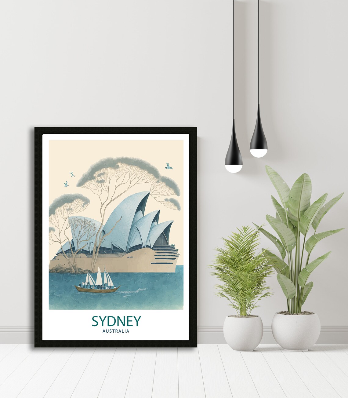 Sydney Opera House Travel Poster, Wall Decor Print - Image 4