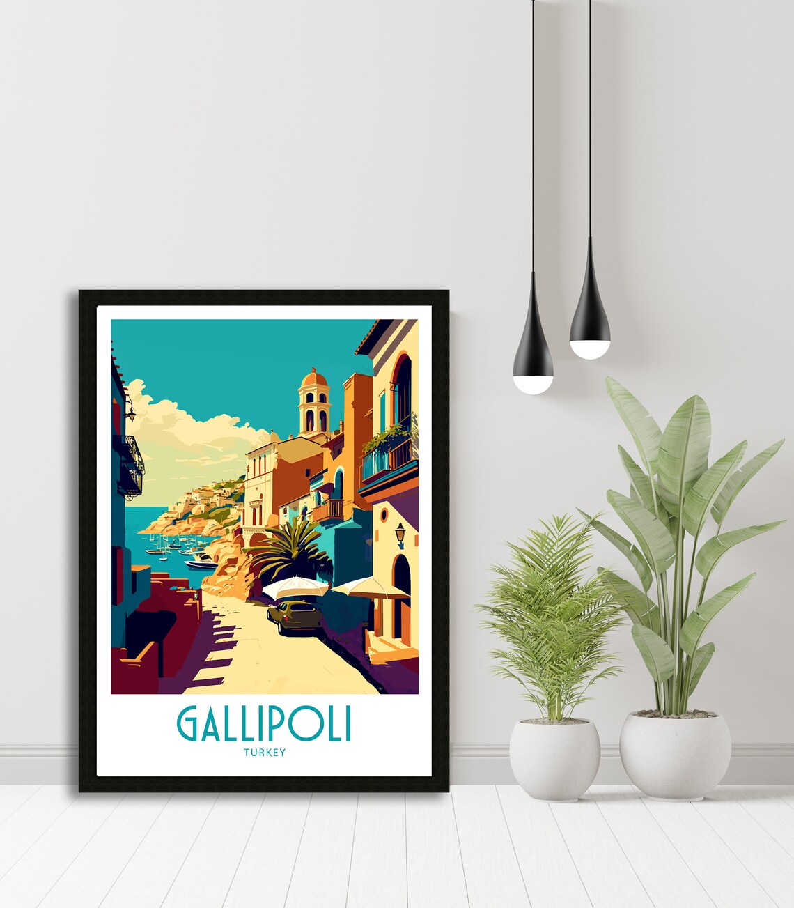 Gallipoli Travel Print Wall Art Gallipoli Turkey Travel Poster Gift Gallipoli Turkey Scenery Art Gallipoli Turkey Gift Wall Art Gallipoli - Image 5