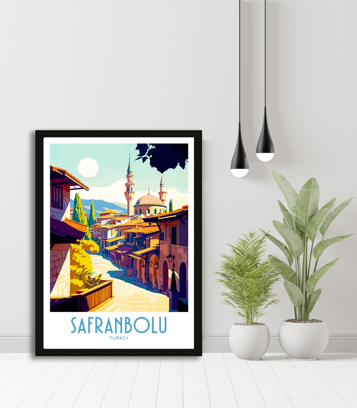 Safranbolu Travel Print Wall Art Safranbolu Turkey Travel Poster Gift Safranbolu Turkey Scenery Art Safranbolu Turkey Gift Art Safranbolu - Image 5