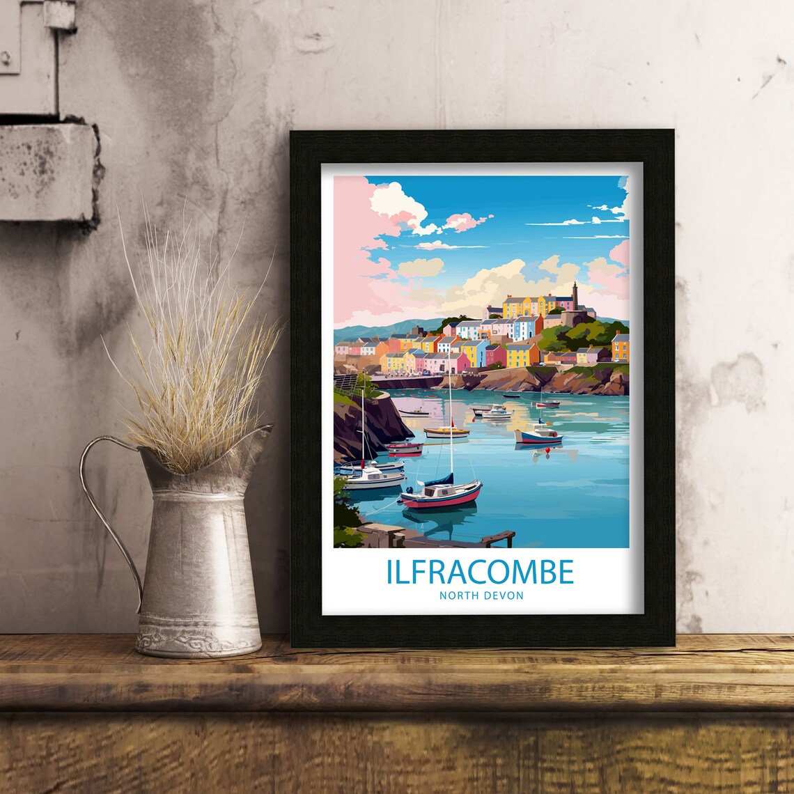 Ilfracombe Travel Poster, Coastal Place Wall Decor - Image 6