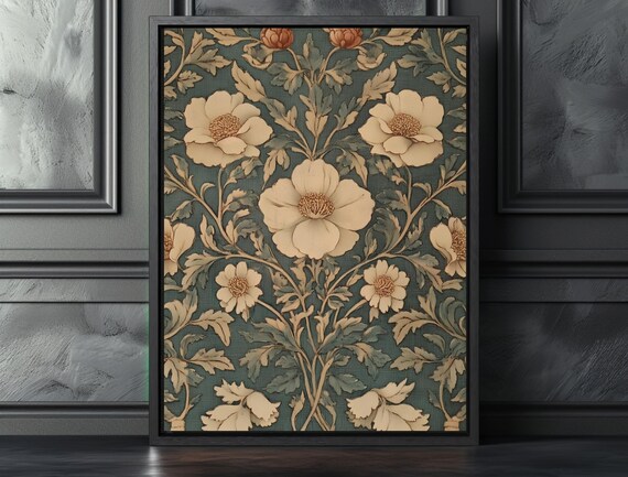 William Morris Floral Poster Print