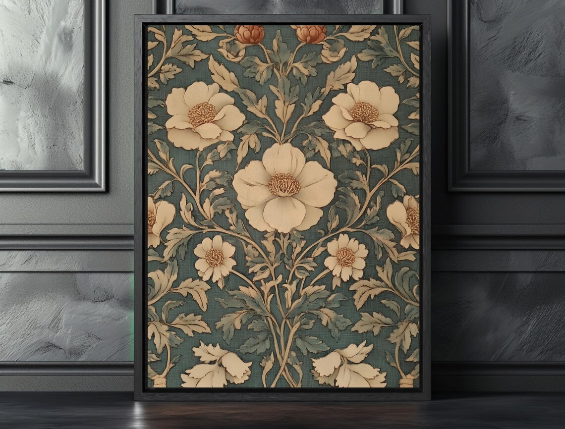 William Morris Floral Poster Print