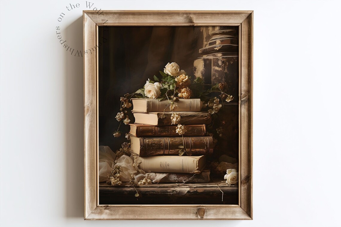 Dark Academia Smut Readers Still Life Art Print - Image 2