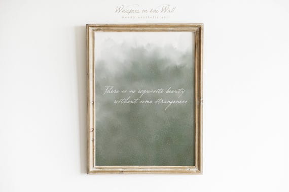 There Is No Exquisite Beauty Quote Wall Art Neutral Home Decor Minimalist Art Print Motivational Wall Art Print