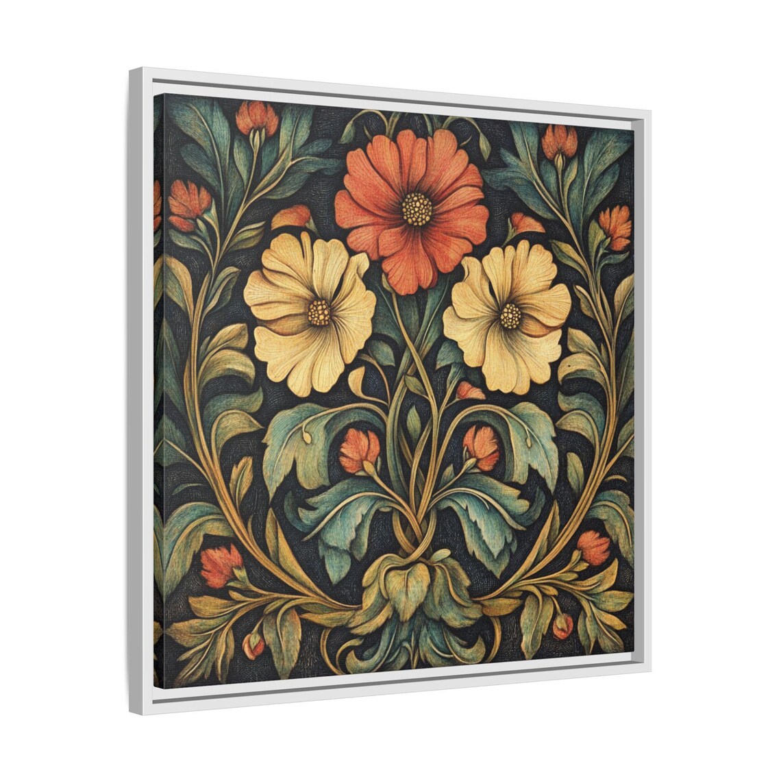William Morris Inspired Floral Art Print, Vintage Botanical - Image 4